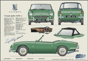 Triumph Spitfire 4 (MkI) 1962-64 (disc wheels)